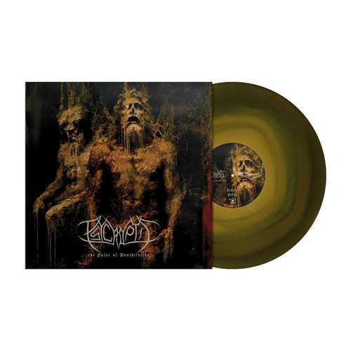 PRE-ORDER - Psycroptic 'The Pulse of Annihilation' LP Swamp Green Gold Melt Vinyl - RELEASE DATE 17th July 2026