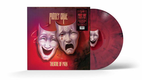 Motley Crue 'Theatre of Pain' (40th Anniversary) LP Red Wave Vinyl