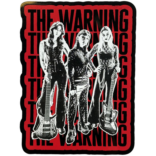 The Warning 'Stacked' Fridge Magnet