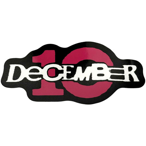 December 10. 'Logo' Sticker