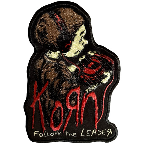 Korn 'Follow The Leader' Iron On Woven Patch