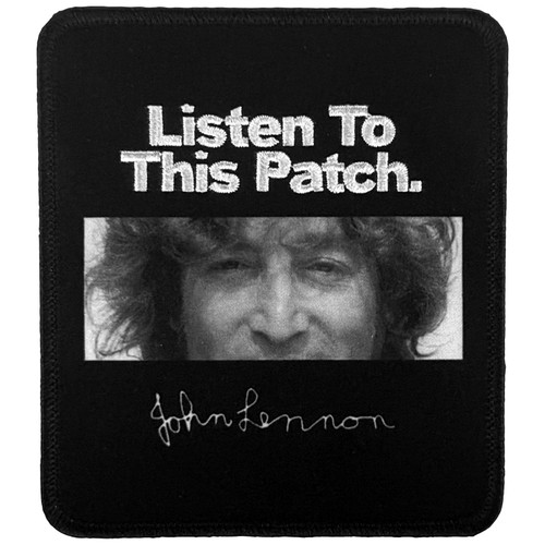 John Lennon 'Listen' Printed Patch