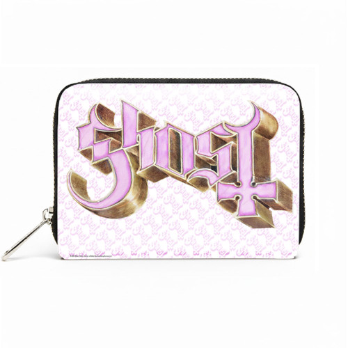 Ghost 'Pink Logo' Rocksax Zip Top Purse