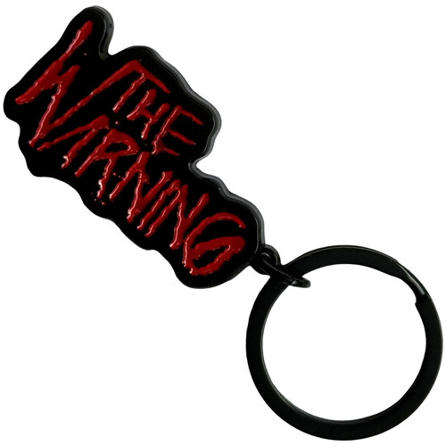 The Warning 'Splatter Logo' Keyring