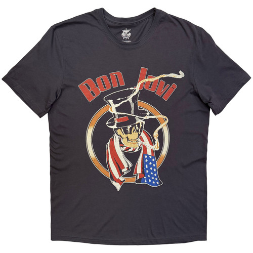 Bon Jovi 'Kicked Ass' (Charcoal Grey) T-Shirt