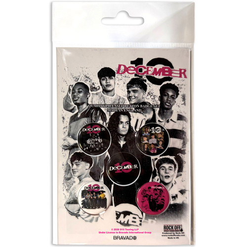 December 10. 'Group 5 Pack' Button Badge Pack