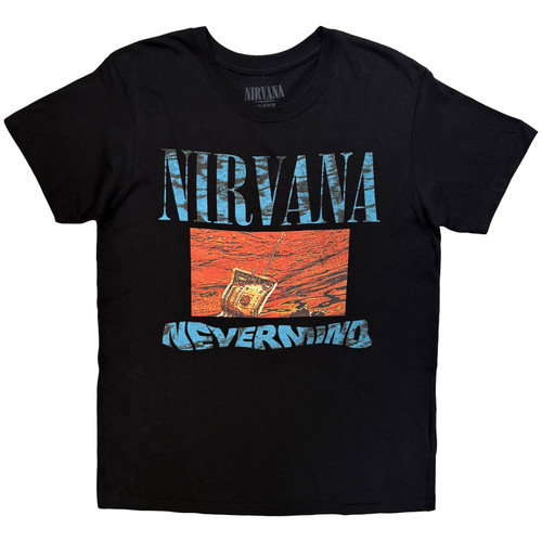 Nirvana 'Waves' (Black) T-Shirt