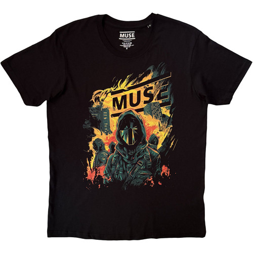 Muse 'Burning' (Black) T-Shirt