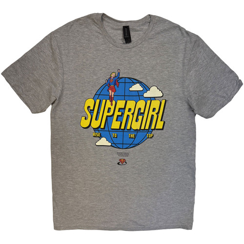DC Comics 'Supergirl Rise To The Top' (Grey) T-Shirt