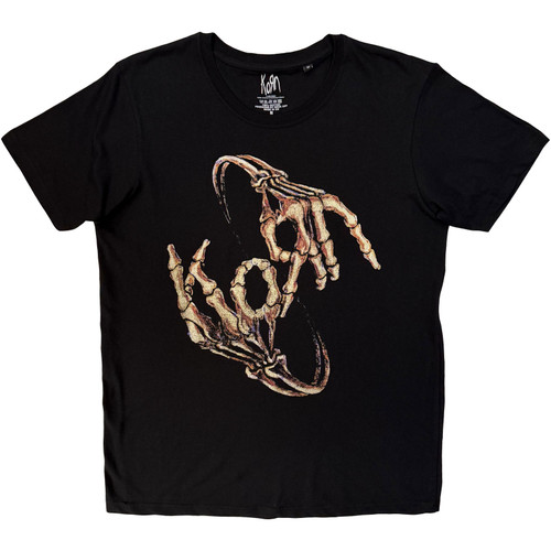 Korn 'Skeleton Hands' (Black) T-Shirt