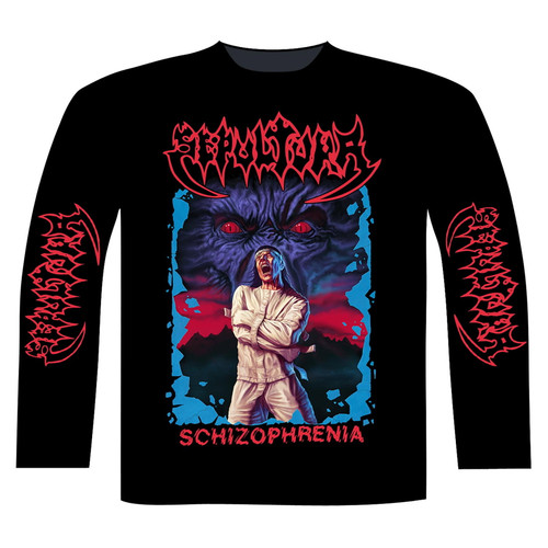 Sepultura 'Schizophrenia' (Black) Long Sleeve Shirt