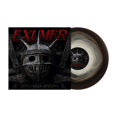 PRE-ORDER - Exumer 'Death Mask Messiah' Grey Brown Ripple 'Saturn' Vinyl - RELEASE DATE 28th August 2026
