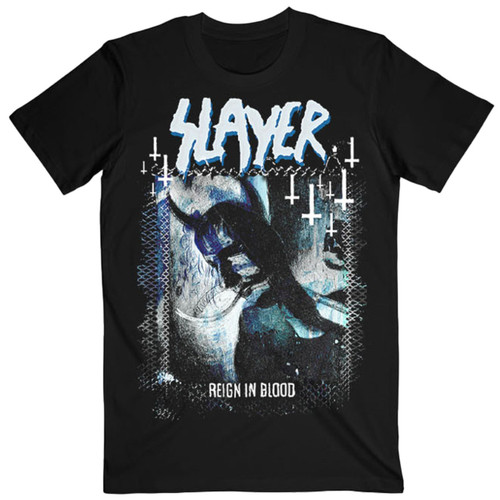 Slayer 'Horned Cool Tone Reign In Blood' (Black) T-Shirt