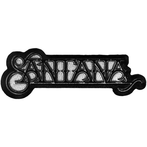Santana 'Logo' Iron On Woven Patch