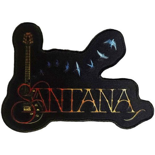 Santana 'Guitar & Birds' Printed Patch