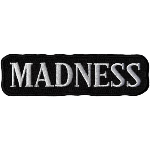 Madness 'Text Logo' Iron On Woven Patch