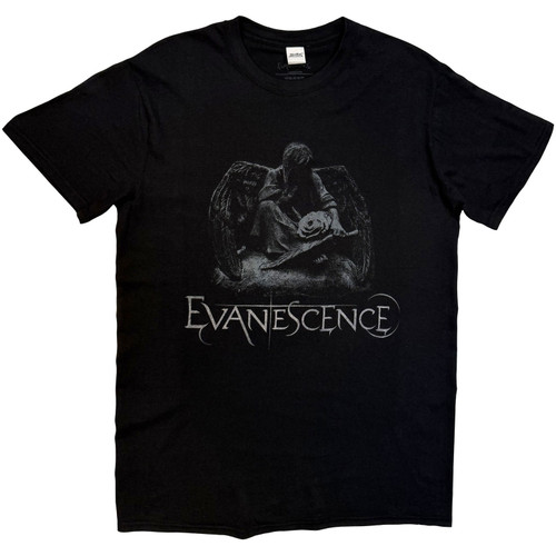 Evanescence 'Angel Statue' (Black) T-Shirt