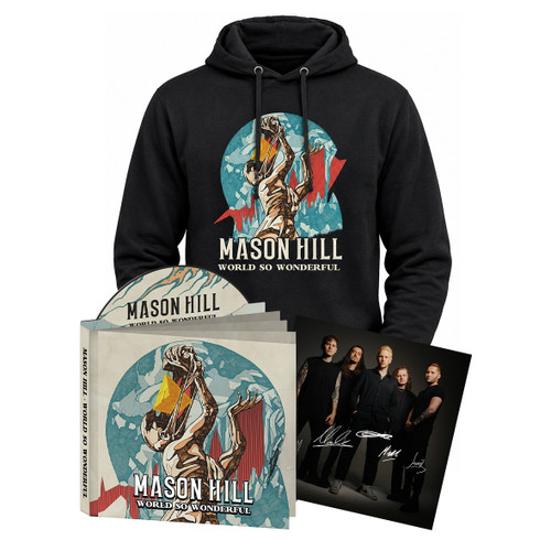 Mason Hill 'World So Wonderful' CD & Pull Over Hoodie Bundle with SIGNED CARD