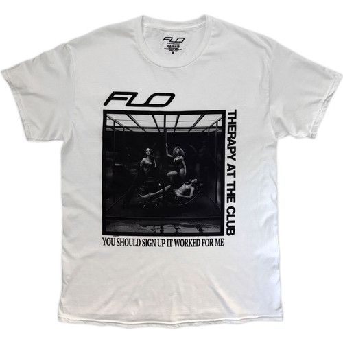 FLO 'Therapy At The Club' (White) T-Shirt