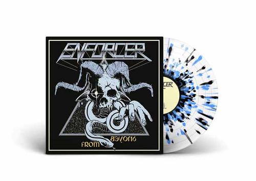 Enforcer 'From Beyond' LP Clear Black Blue Splatter Vinyl