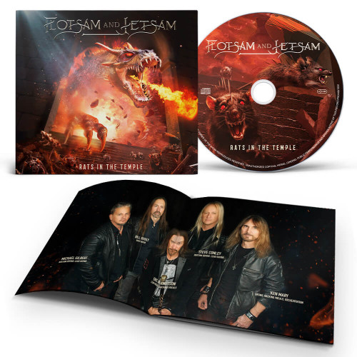 PRE-ORDER - Flotsam and Jetsam 'Rats In The Temple' CD Digisleeve - RELEASE DATE 28th August 2026