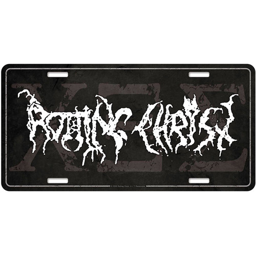 Rotting Christ '666' Number Plate