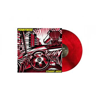 Pennywise 'Straight Ahead' LP Red Black Vinyl