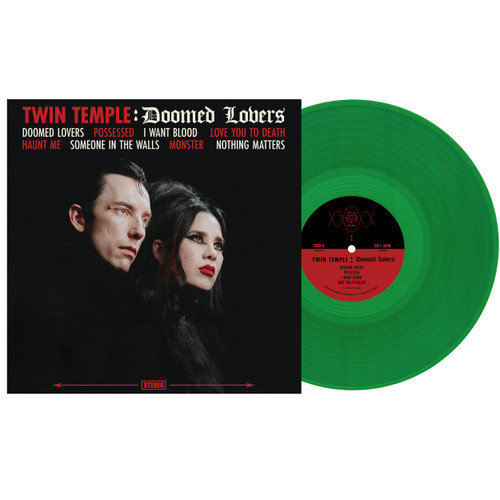 PRE-ORDER - Twin Temple 'Doomed Lovers' LP Translucent Green Vinyl  - RELEASE DATE 23rd October 2026