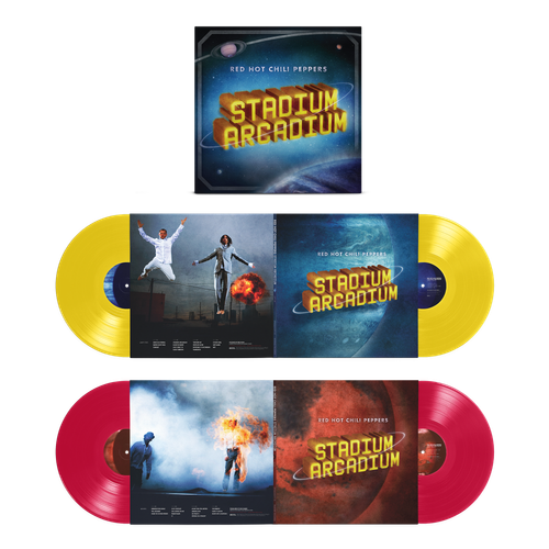 PRE-ORDER - Red Hot Chili Peppers 'Stadium Arcadium' (20th Anniversary) 4LP Canary Yellow & Apple Red Vinyl - RELEASE DATE 2nd October 2026