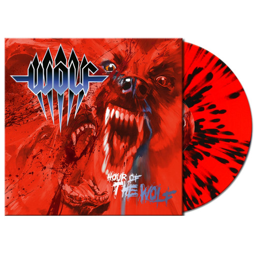 PRE-ORDER - Wolf 'Hour Of The Wolf' LP Red Black Splatter Vinyl - RELEASE DATE 20th November 2026