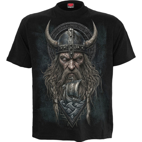 Spiral 'Viking Norseman' (Black) T-Shirt