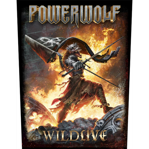 Powerwolf 'Wildlive' Back Patch