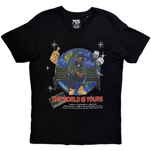 Nas 'The World Is Yours' (Black) T-Shirt