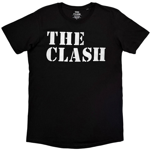 The Clash 'Stencil Logo' (Black) T-Shirt