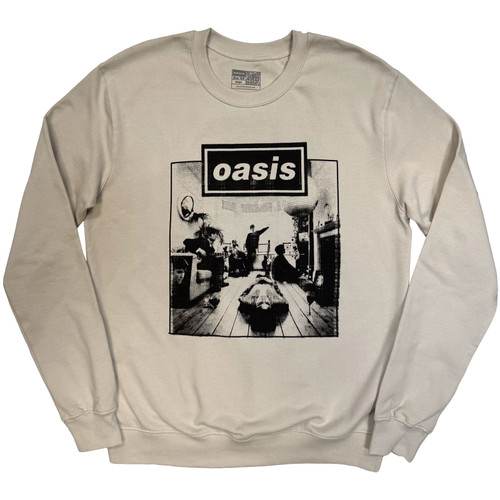 Oasis 'Definitely Maybe Frame' (Stone) Ex-Tour Sweatshirt