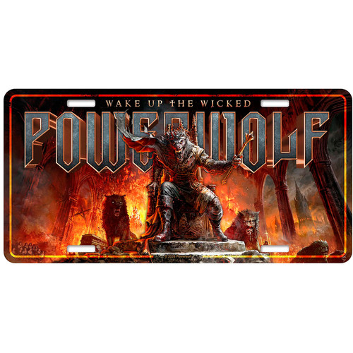 Powerwolf 'Wake Up The Wicked' Number Plate