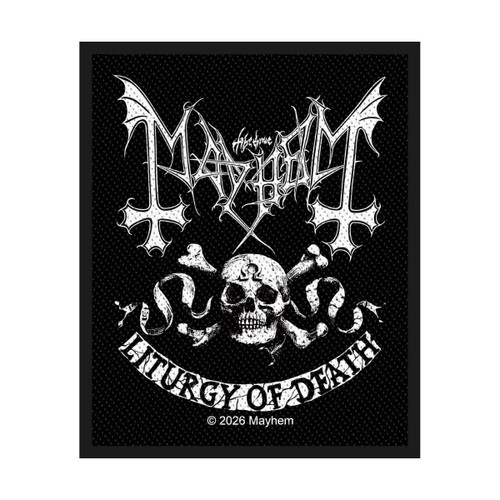 Mayhem 'Skull Omega' Woven Patch