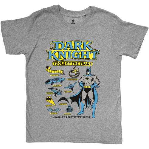 Batman 'Batman Tools Of The Trade' (Grey) T-Shirt