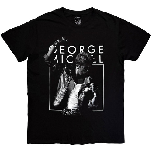 George Michael 'B&W Faith' (Black) T-Shirt
