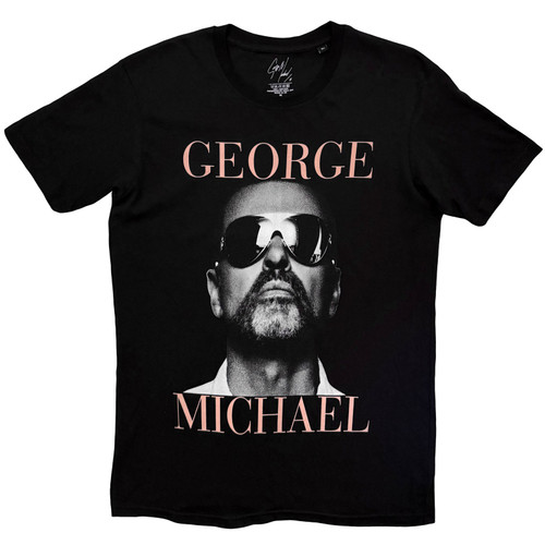 George Michael 'Black' (Black) T-Shirt