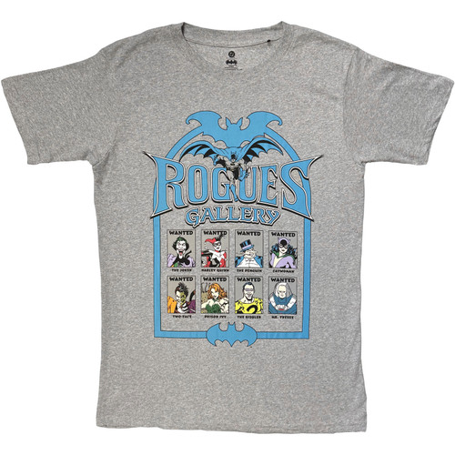 Batman 'Batman Rogues Gallery' (Grey) T-Shirt