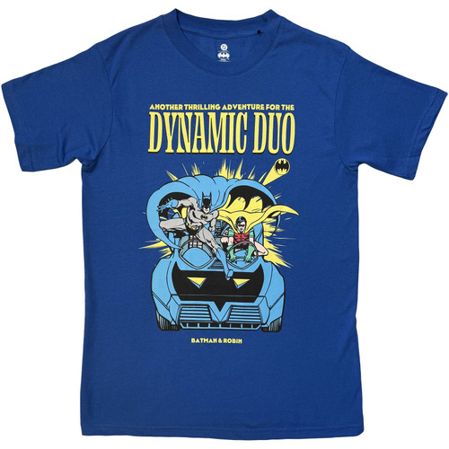 Batman 'Batman Batman & Robin Dynamic Duo' (Blue) T-Shirt