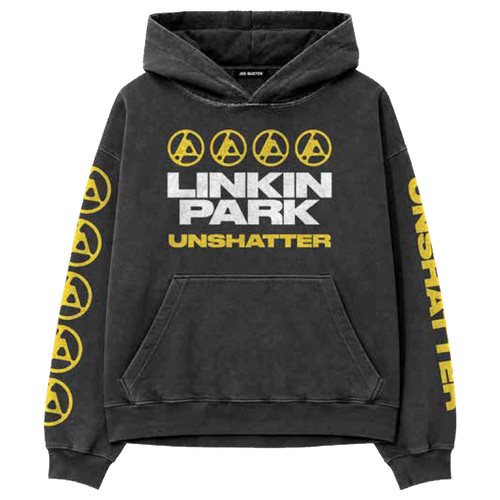 Linkin Park 'Unshatter' (Charcoal Grey) Pull Over Hoodie
