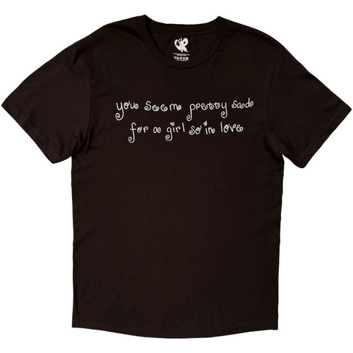 Olivia Rodrigo 'Blue Daisy Heart' (Brown) T-Shirt