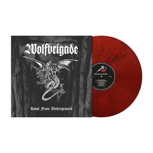 PRE-ORDER - Wolfbrigade 'Howl From Underground' LP Red Black Marble Vinyl - RELEASE DATE 9th October 2026