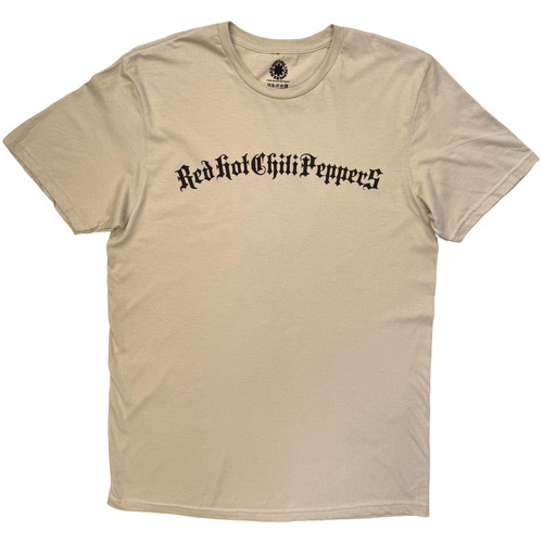 Red Hot Chili Peppers 'Skull Cross' (Sand) T-Shirt