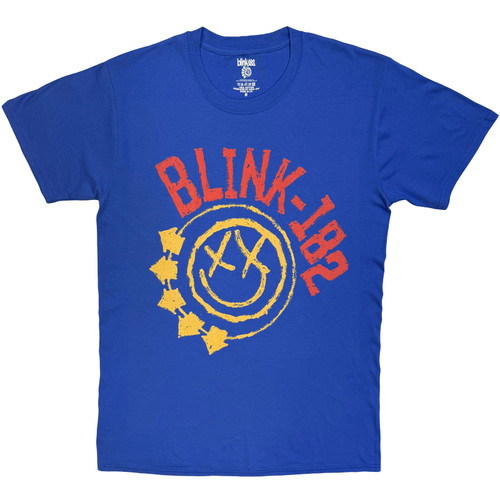 Blink-182 'Smile Arrow' (Blue) T-Shirt