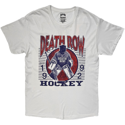 Death Row Records 'Hockey' (White) T-Shirt