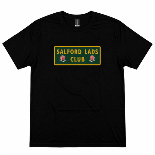 Salford Lads Club 'Roses' (Black) T-Shirt
