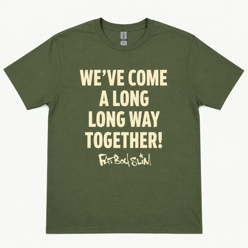 Fatboy Slim 'Praise You Lyrics' (Green) T-Shirt